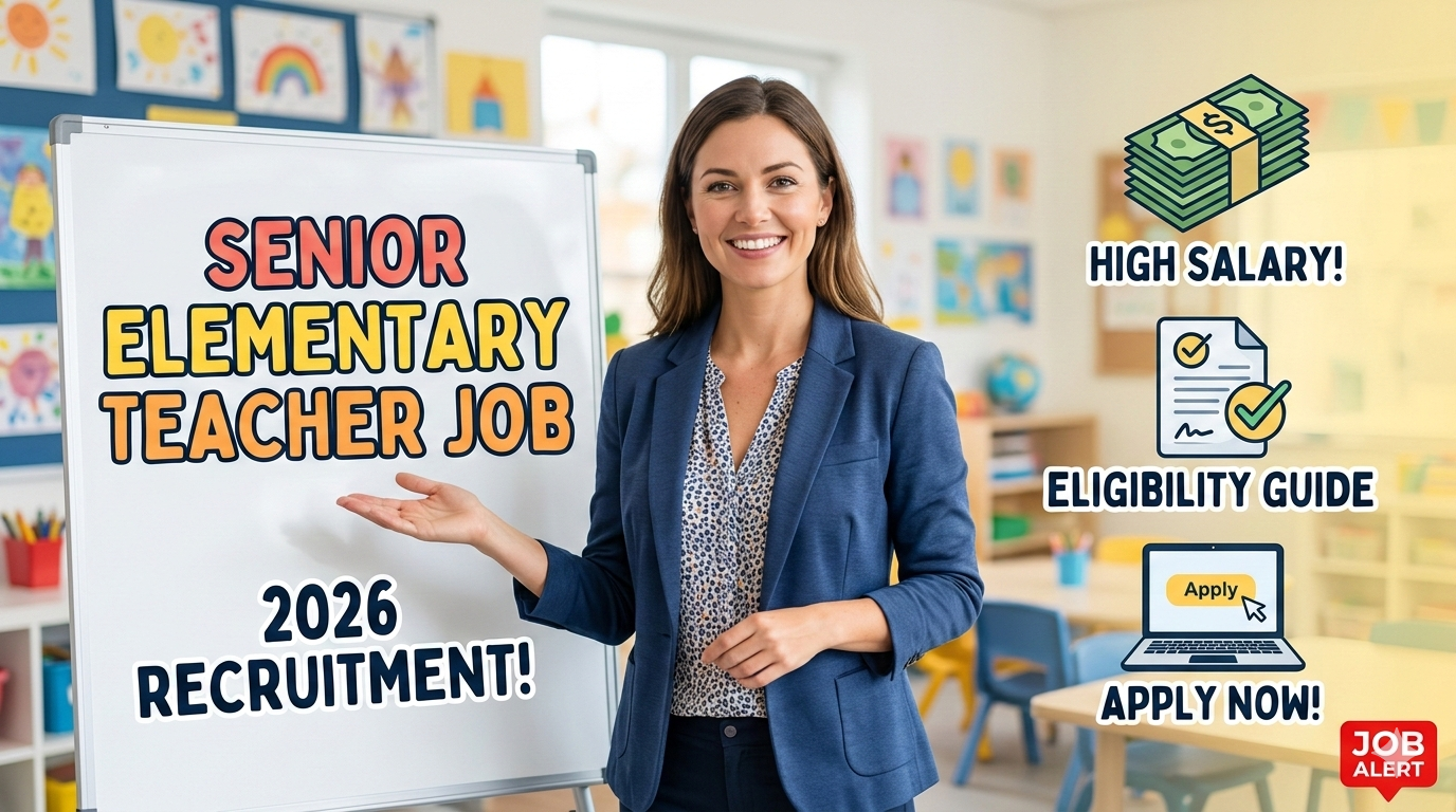 Senior Elementary Teacher Job 2026 join Now