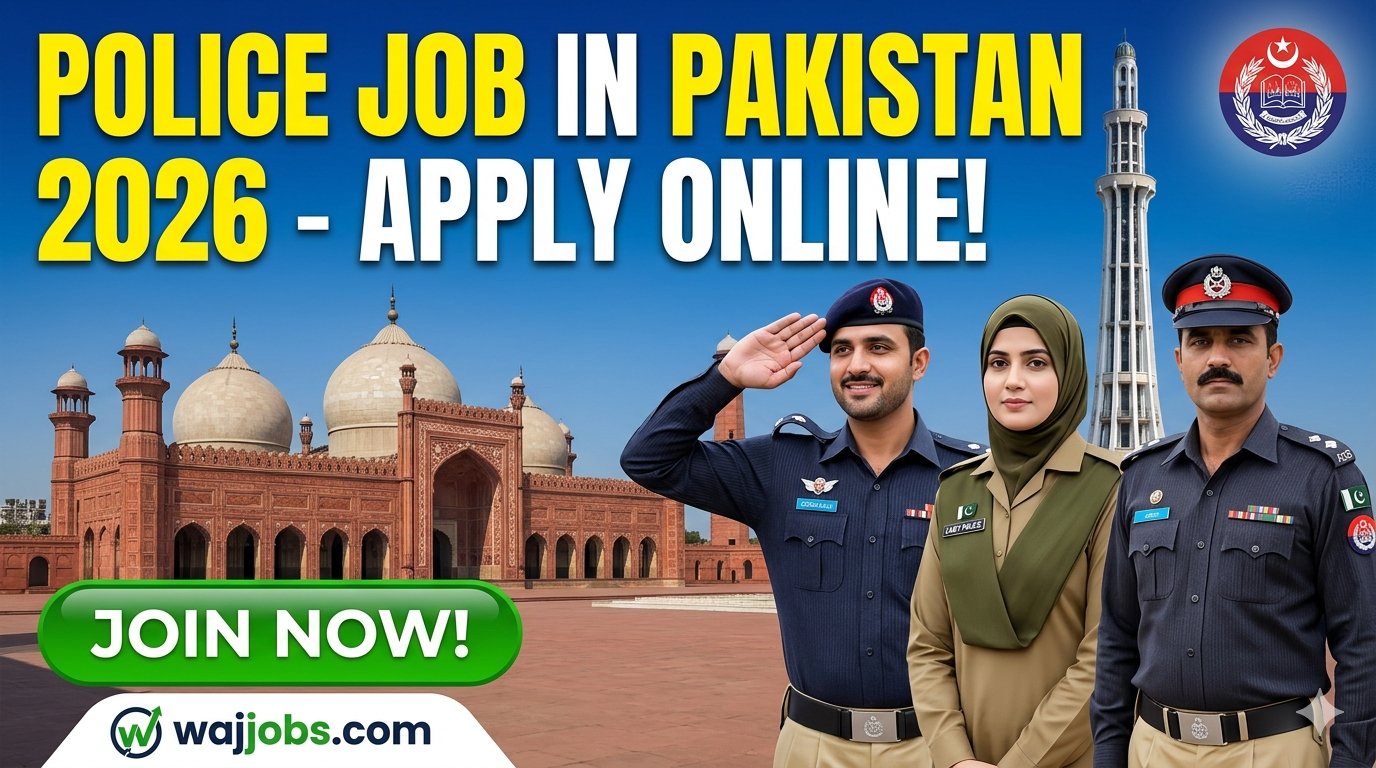 Police Job in Pakistan 2026 – Join now