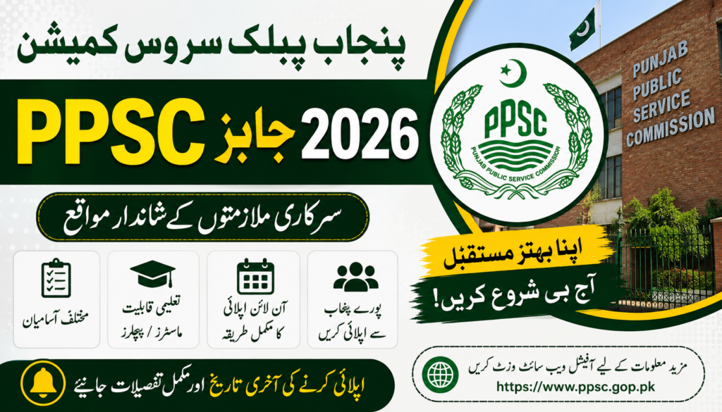 ppsc jobs 2026